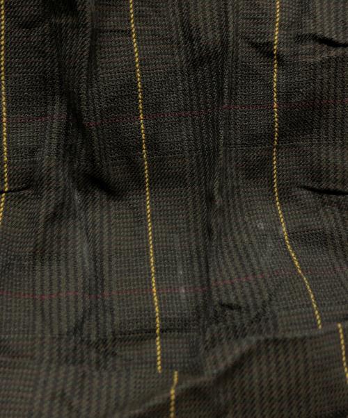 NEMETH（ネメス）NEMETH (ネメス) チェックサルエルパンツ ブラウン サイズ:Sの古着・服飾アイテム