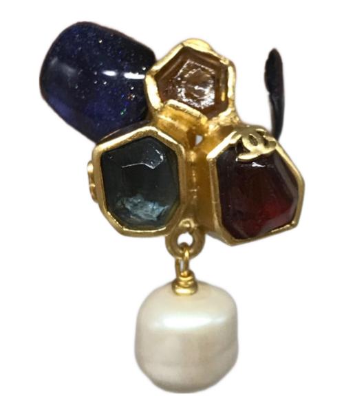 CHANEL（シャネル）CHANEL (シャネル) ストーンイヤーカフ マルチカラーの古着・服飾アイテム