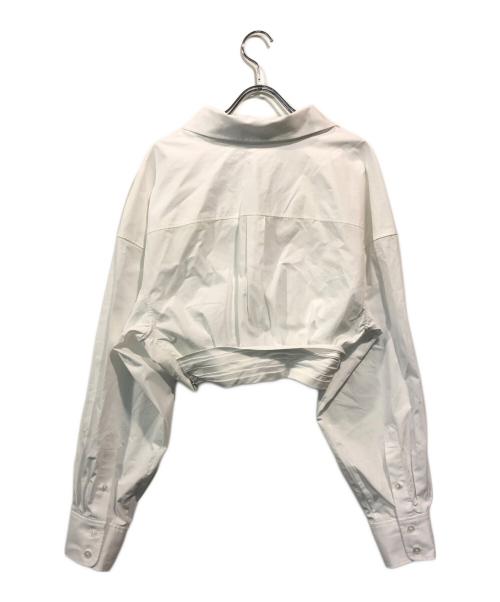 ALEXANDER WANG（アレキサンダー・ワン）ALEXANDER WANG (アレキサンダーワン) クロップドシャツ ホワイト サイズ:SIZE 0の古着・服飾アイテム