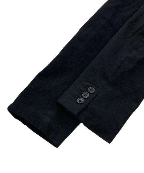 BLACK COMME des GARCONS（ブラックコムデギャルソン）BLACK COMME des GARCONS (ブラックコムデギャルソン) スタッズテーラードジャケット ブラック サイズ:-の古着・服飾アイテム
