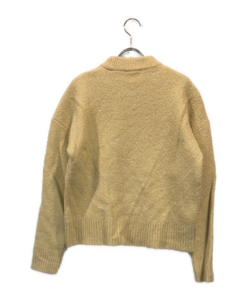 AMI Alexandre Mattiussi（アミアレクサンドルマテュッシ）AMI Alexandre Mattiussi (アミアレクサンドルマテュッシ) ハイネックニット ベージュ サイズ:SIZE XSの古着・服飾アイテム