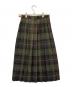 O'NEIL OF DUBLIN (オニールオブダブリン) タンチェック ラップ プリーツスカート カーキ サイズ:-：10000円