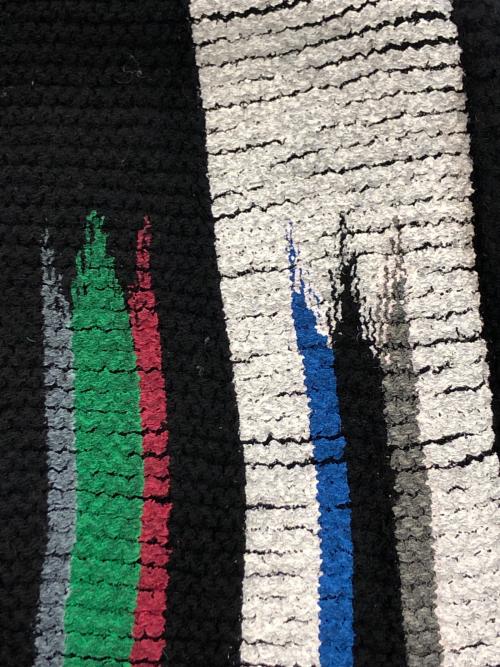 seven by seven（セブンバイセブン）SEVEN BY SEVEN (セブンバイセブン) HOBO KNIT CARDIGAN ブラック サイズ:SIZE 1の古着・服飾アイテム