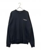 RATSラッツ）の古着「RATS SCRIPT BIG LOGO CREW NECK SWEAT」｜ネイビー