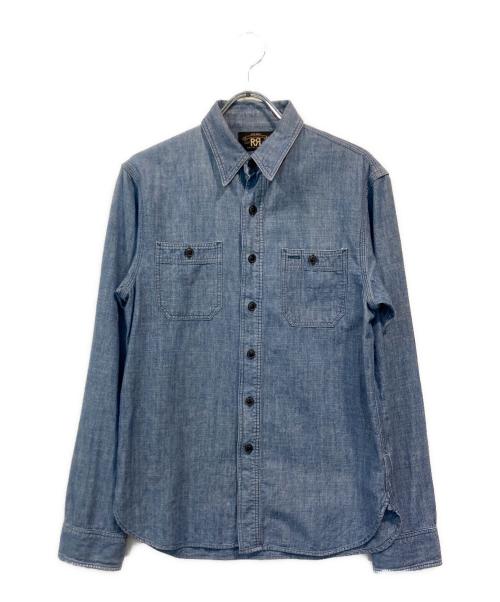 RRL（ダブルアールエル）RRL (ダブルアールエル) シャンブレーシャツ ブルー サイズ:XSの古着・服飾アイテム