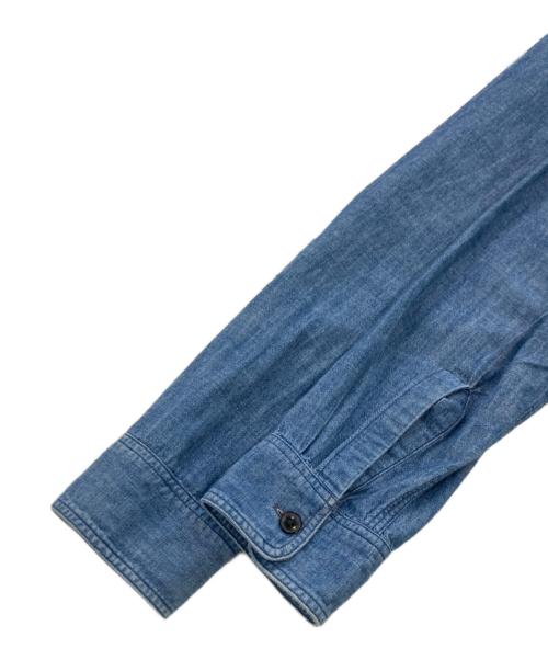 RRL（ダブルアールエル）RRL (ダブルアールエル) シャンブレーシャツ ブルー サイズ:XSの古着・服飾アイテム