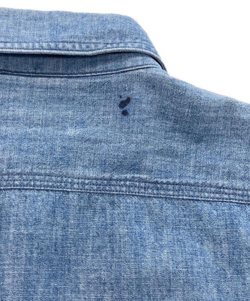RRL（ダブルアールエル）RRL (ダブルアールエル) シャンブレーシャツ ブルー サイズ:XSの古着・服飾アイテム