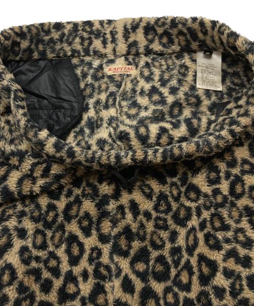 KAPITAL（キャピタル）KAPITAL (キャピタル) レオパード柄 フリースイージーストレートパンツ ブラウン サイズ:3の古着・服飾アイテム