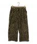 KAPITAL（キャピタル）の古着「レオパード柄 フリースイージーストレートパンツ」｜ブラウン