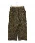KAPITAL (キャピタル) レオパード柄 フリースイージーストレートパンツ ブラウン サイズ:3：16000円