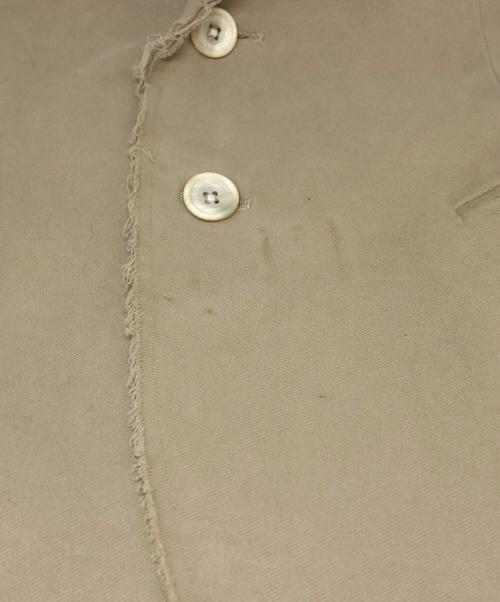 L.G.B（ルグランブルー）L.G.B (ルグランブルー) 裁断加工テーラードジャケット ベージュ サイズ:2の古着・服飾アイテム