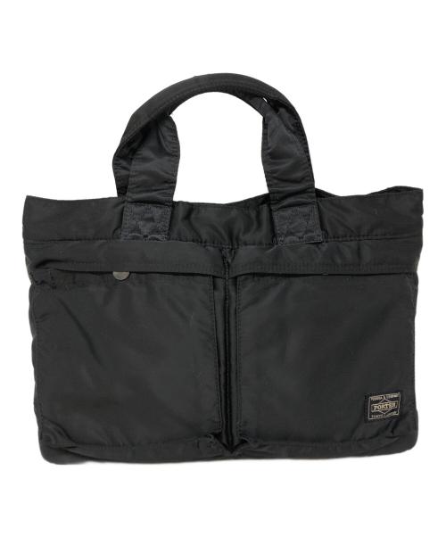 PORTER（ポーター）PORTER (ポーター) タンカーミニトートバッグ ブラックの古着・服飾アイテム