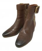 COACHコーチ）の古着「Cassandra Bootie」｜ブラウン