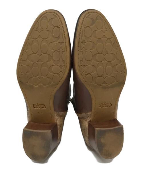 COACH（コーチ）COACH (コーチ) Cassandra Bootie ブラウン サイズ:6.5の古着・服飾アイテム