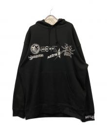 GROUND Y×BATTLE OF TOKY（グラウンドワイ）の古着「コラボレーションフーディ」｜ブラック