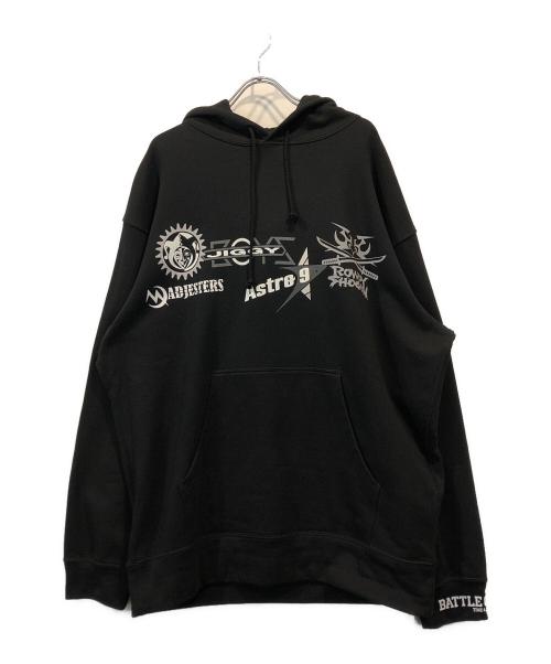 GROUND Y（グラウンドワイ）GROUND Y (グラウンドワイ) BATTLE OF TOKY コラボレーションフーディ ブラック サイズ:3の古着・服飾アイテム