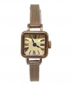 MATOWマトウ）の古着「MINI SQUARE ROSE GOLD CHAMPAGNE MESH」