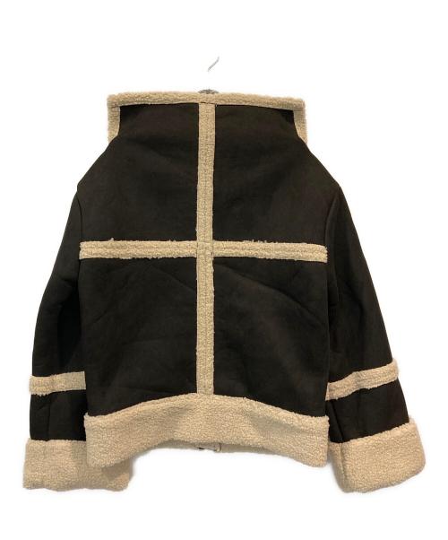 AND MARY（アンドマリー）AND MARY (アンドマリー) Gigi mouton jacket ブラック サイズ:Freeの古着・服飾アイテム