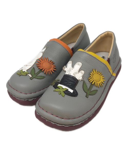 estacion（エスタシオ）estacion (エスタシオ) MOOMIN (ムーミン) コラボスリッポン グレー サイズ:Lの古着・服飾アイテム