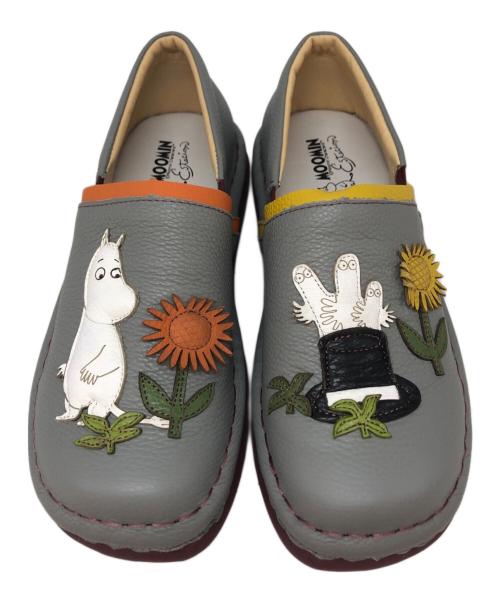 estacion（エスタシオ）estacion (エスタシオ) MOOMIN (ムーミン) コラボスリッポン グレー サイズ:Lの古着・服飾アイテム