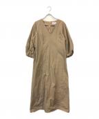iDea Luceイデア ルーチェ）の古着「Olivia OPマキシ七分袖ワンピース」｜ベージュ