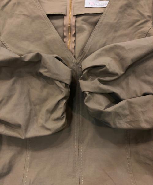 iDea Luce（イデア ルーチェ）iDea Luce (イデア ルーチェ) Olivia OPマキシ七分袖ワンピース ベージュ サイズ:Mの古着・服飾アイテム