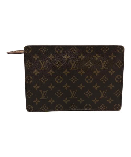LOUIS VUITTON（ルイ ヴィトン）LOUIS VUITTON (ルイ ヴィトン) クラッチバッグ ブラウンの古着・服飾アイテム
