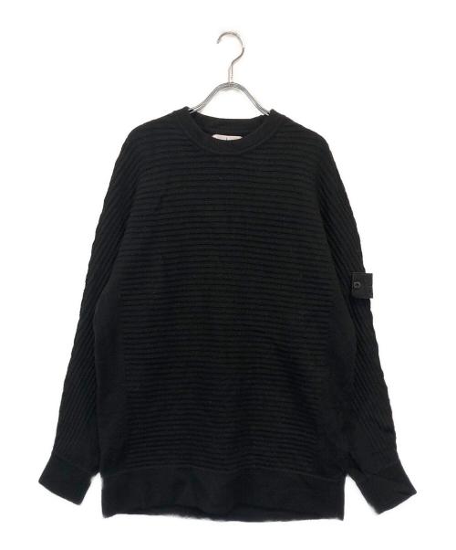 STONE ISLAND（ストーンアイランド）STONE ISLAND (ストーンアイランド) ワッペンニット ブラック サイズ:SIZE Mの古着・服飾アイテム