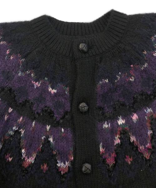 Coohem（コーヘン）Coohem (コーヘン) NORDIC KNIT C/D ブラック サイズ:SIZE Lの古着・服飾アイテム