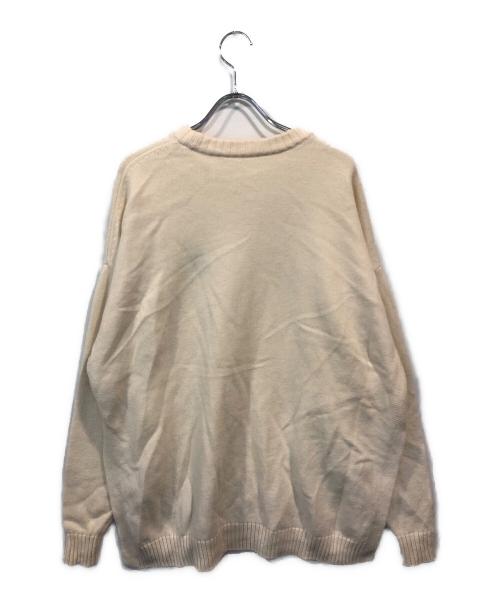 ADORE（アドーア）ADORE (アドーア) クルーネックウールニット アイボリー サイズ:38の古着・服飾アイテム