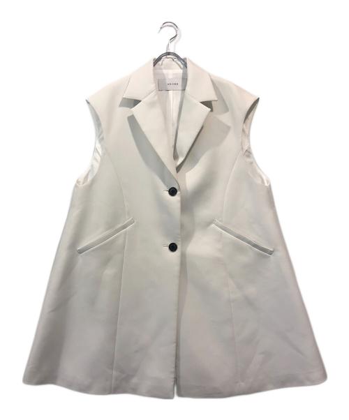 ADORE（アドーア）ADORE (アドーア) トリプルクロスジレ ホワイト サイズ:SIZE 38の古着・服飾アイテム