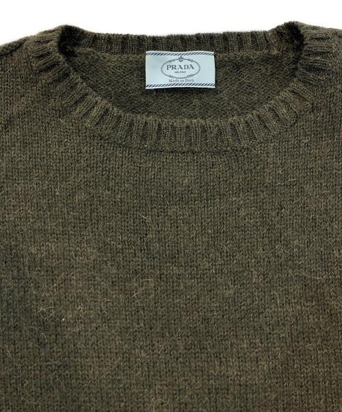 PRADA（プラダ）PRADA (プラダ) アルパカニット カーキ サイズ:SIZE 40の古着・服飾アイテム