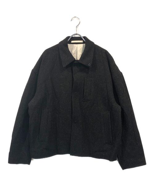 yokosakamoto（ヨウコサカモト）YOKOSAKAMOTO (ヨウコサカモト) OVER BLOUSON ブラック サイズ:SIZE Mの古着・服飾アイテム