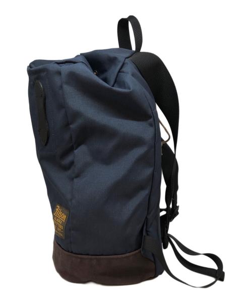 FILSON（フィルソン）FILSON (フィルソン) デイパック ネイビー×ブラウンの古着・服飾アイテム