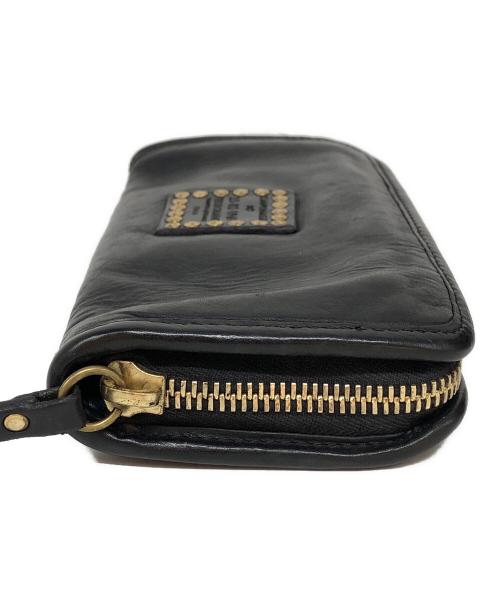 campomaggi（カンポマッジ）campomaggi (カンポマッジ) レザーウォレット ブラックの古着・服飾アイテム