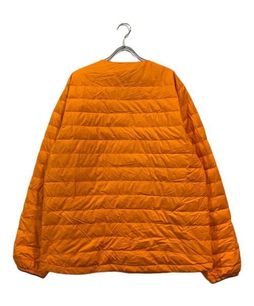 NANGA（ナンガ）NANGA (ナンガ) ノーカラーダウンジャケット オレンジ サイズ:Mの古着・服飾アイテム