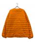 NANGA (ナンガ) ノーカラーダウンジャケット オレンジ サイズ:M：18000円