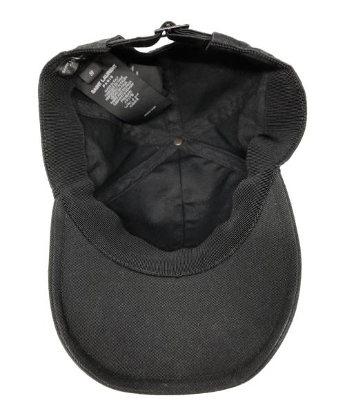 Saint Laurent Paris（サンローランパリ）Saint Laurent Paris (サンローランパリ) SL Baseball Cap ブラック サイズ:59の古着・服飾アイテム