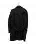 BURBERRY BLACK LABEL (バーバリーブラックレーベル) 裏地チェックウールコート ブラック サイズ:SIZE LL：12000円