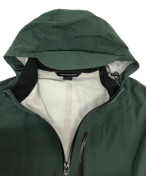 MISSION WORKSHOP（ミッションワークショップ）MISSION WORKSHOP (ミッションワークショップ) ポーラテックマウンテンパーカー/The Orion グリーン サイズ:Mの古着・服飾アイテム