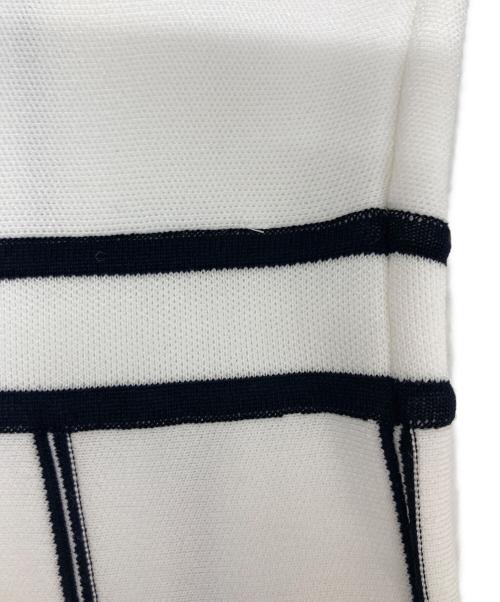 Maglie le cassetto（マーリエ ル カセット）MAGLIE LE CASSETTO (マーリエ ル カセット) ノースリーブワンピース ホワイト サイズ:17の古着・服飾アイテム