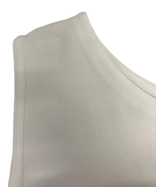 Maglie le cassetto（マーリエ ル カセット）MAGLIE LE CASSETTO (マーリエ ル カセット) ノースリーブワンピース ホワイト サイズ:17の古着・服飾アイテム