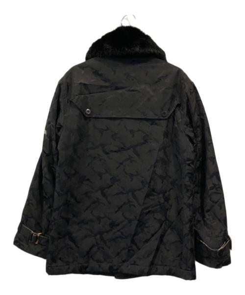 BURBERRY BLACK LABEL（バーバリーブラックレーベル）BURBERRY BLACK LABEL (バーバリーブラックレーベル) 裏地チェックカモ柄中綿ジャケット ブラック サイズ:SIZE Mの古着・服飾アイテム