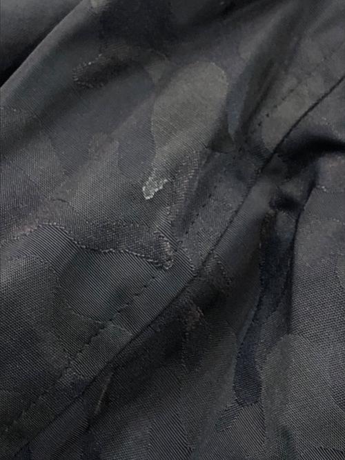 BURBERRY BLACK LABEL（バーバリーブラックレーベル）BURBERRY BLACK LABEL (バーバリーブラックレーベル) 裏地チェックカモ柄中綿ジャケット ブラック サイズ:SIZE Mの古着・服飾アイテム