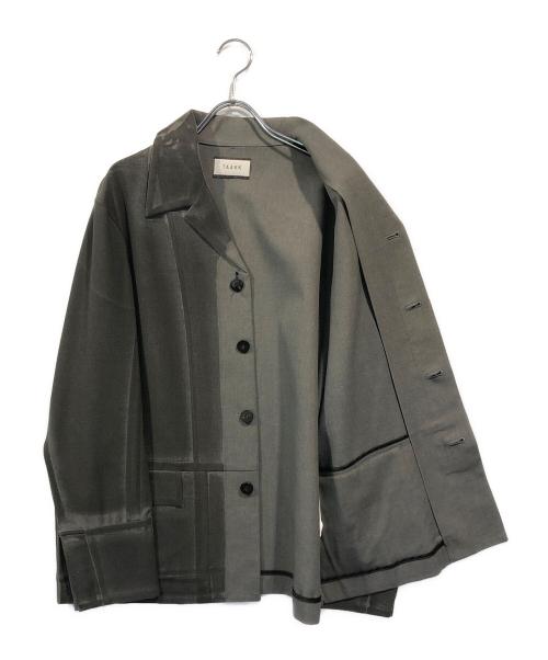 TAAKK（ターク）TAAKK (ターク) フラットブルゾンシャツジャケット グレー サイズ:SIZE 2の古着・服飾アイテム