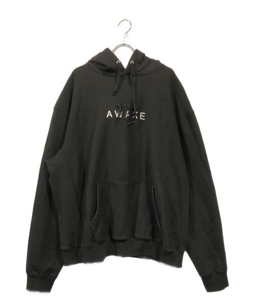 AWAKE NY（アウェイク ニューヨーク）AWAKE NY (アウェイク ニューヨーク) ロゴPOパーカー ブラック サイズ:SIZE XLの古着・服飾アイテム