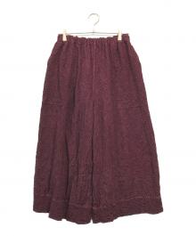 me ISSEY MIYAKE（ミーイッセイ ミヤケ）の古着「HERRINGBONE FLOCKY CAULIFLOWER」｜ボルドー