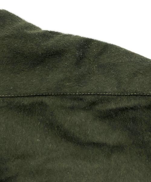 Maison Margiela（メゾンマルジェラ）Maison Margiela (メゾンマルジェラ) ウールオーバーシャツ グリーン サイズ:SIZE 39の古着・服飾アイテム