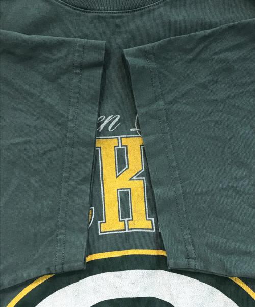 KITH（キス）KITH (キス) NFL (エヌエフエル) Packers Vintage Tee 'Stadium' グリーン サイズ:XXLの古着・服飾アイテム