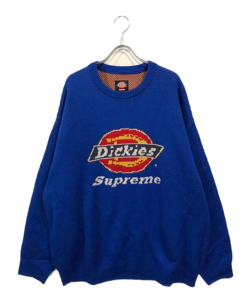 SUPREME（シュプリーム）SUPREME (シュプリーム) Dickies (ディッキーズ) Dickies Sweater ブルー サイズ:Xlの古着・服飾アイテム